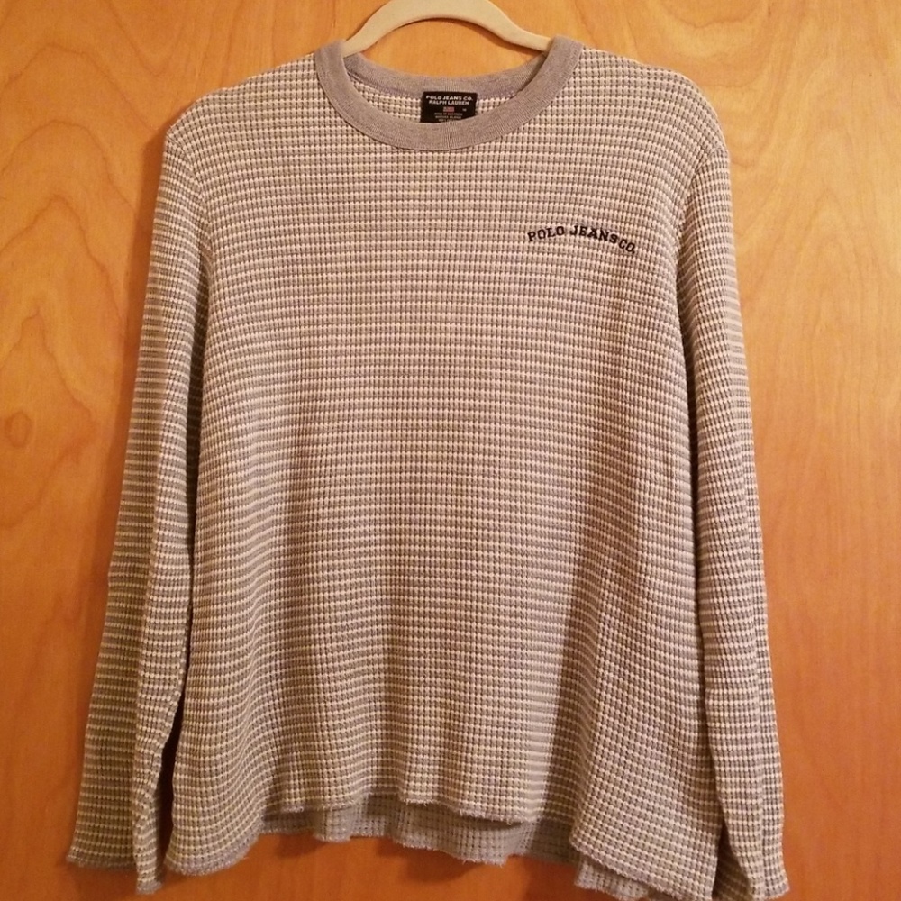 Polo Jeans Co. Ralph Lauren long sleeve waffle Tee